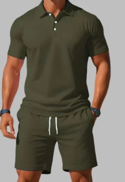 lapel Short Sleeve Suit