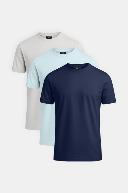 LUXE T-SHIRT 3-PACK - BLUE EDITION
