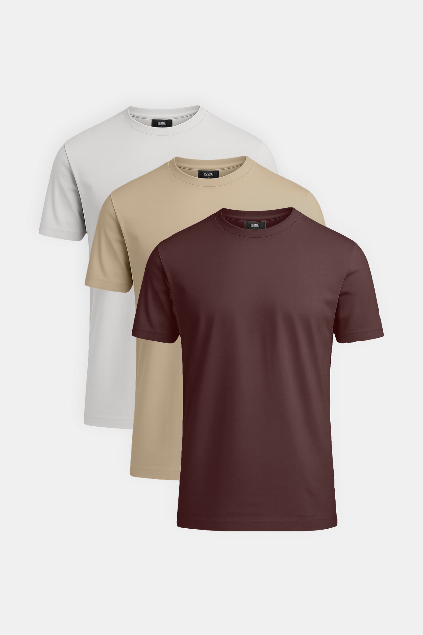 LUXE T-SHIRT 3-PACK - NEUTRAL BLEND